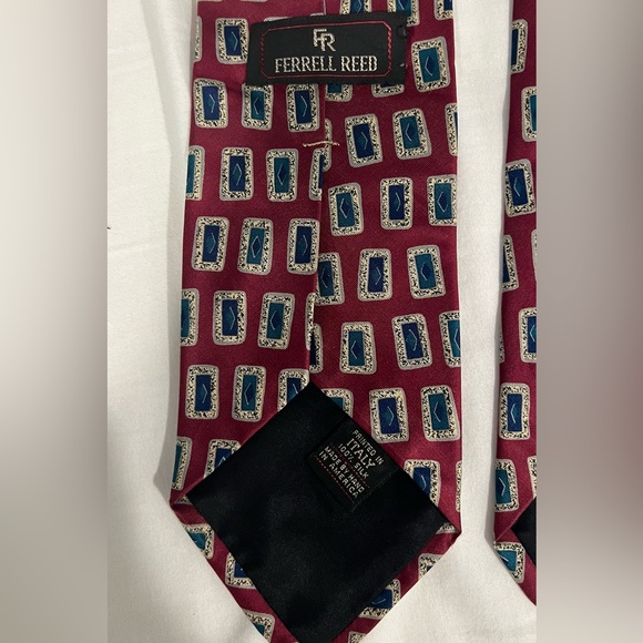 Vintage Ferrell Reed  silk tie  
Handmade in USA - Picture 3 of 3
